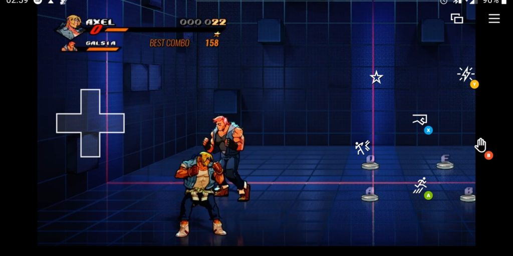 Xbox Cloud Gaming Gameplay Screenshot from Streets of Rage