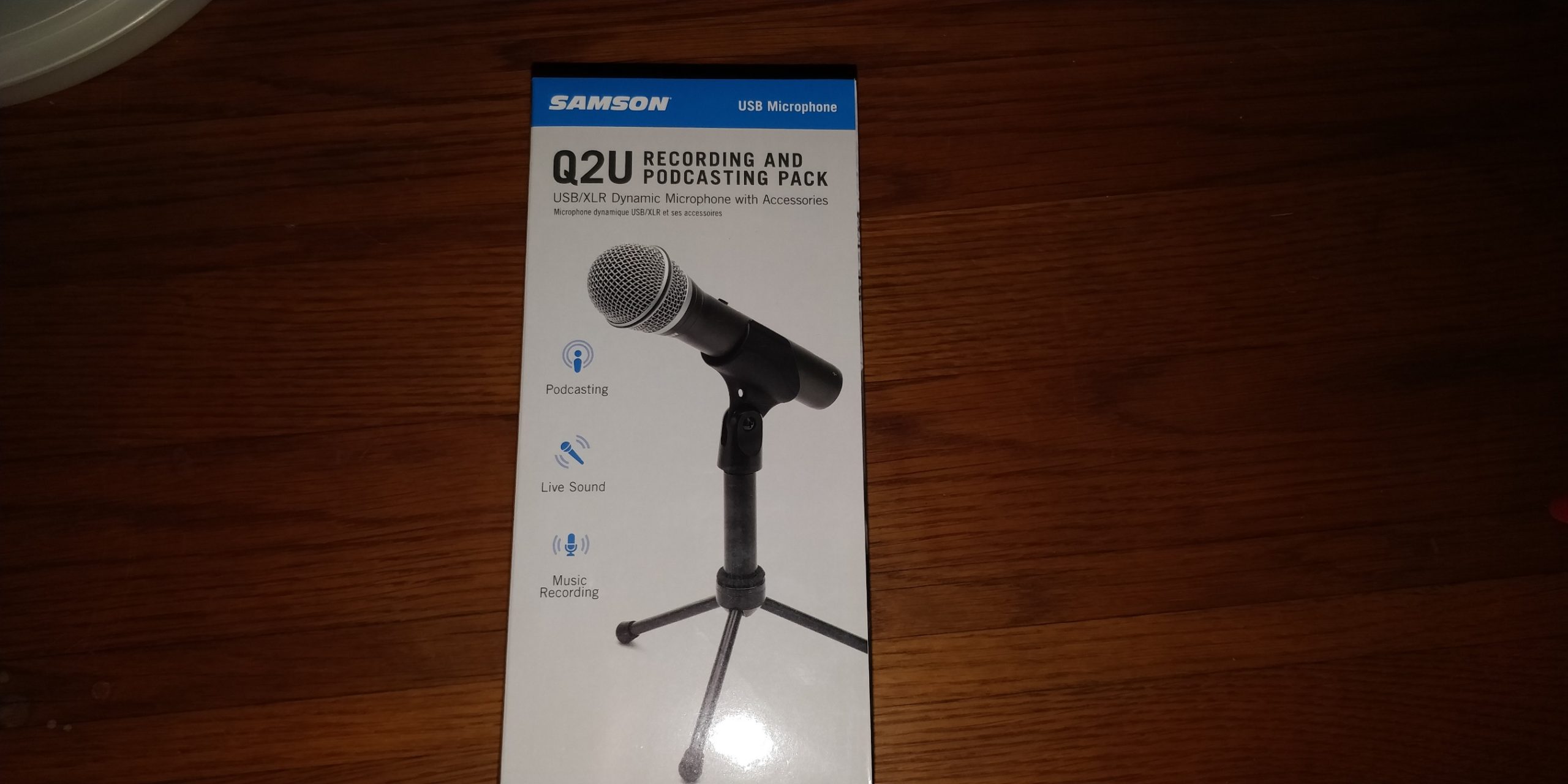 Samson Q2U XLR/USB Review, podcasters starting microphone